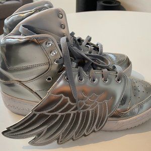 Jeremy Scott Wings Metal 'Silver Metallic', Men's 8